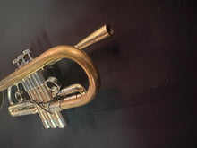 Adams A4 Bb Professional Trumpet Raw Gold Brass .50 Bell, .470 Large Bore