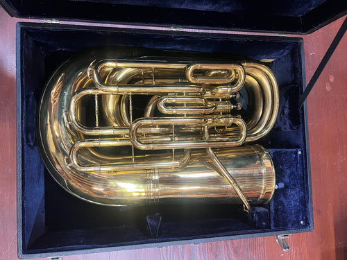 Conn 24J 4 Valve Bell Front Recording Tuba