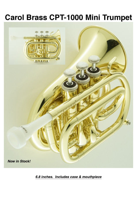 Carol Brass Mini Trumpet